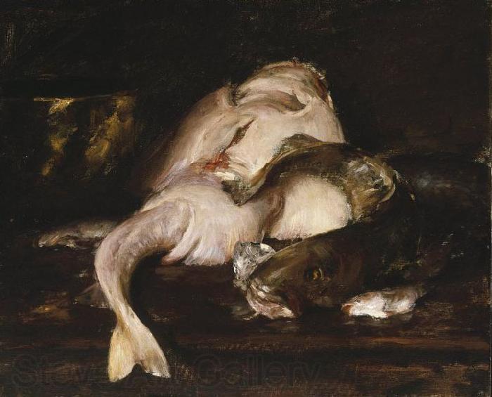 William Merritt Chase Still Life, Fish Spain oil painting art